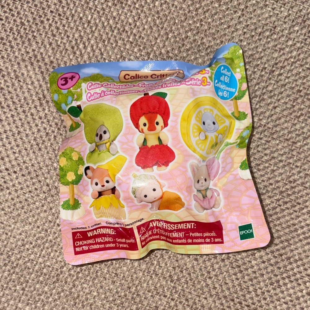 NEW! UNOPENED! Calico Critters Series 3 Cutie Collectibles Fruity Babies